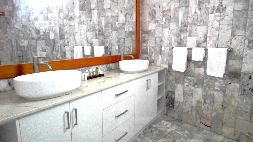 Executive Penthouse | Bathroom | Shower, towels