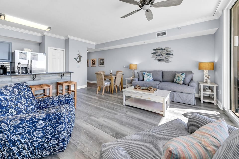 Condo, Multiple Beds (Tidewater 314  NEW) | Living area | TV