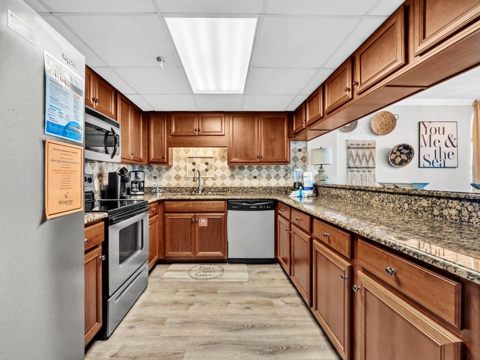 Condo, Multiple Beds (Watercrest 402) | Private kitchen | Oven, toaster