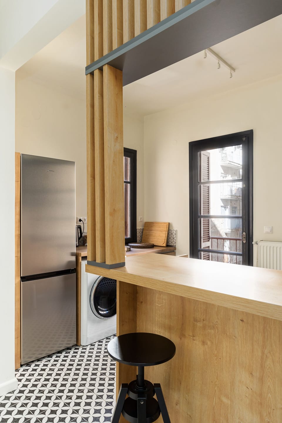 City Apartment | Private kitchen | Full-size fridge, espresso maker, coffee/tea maker, electric kettle