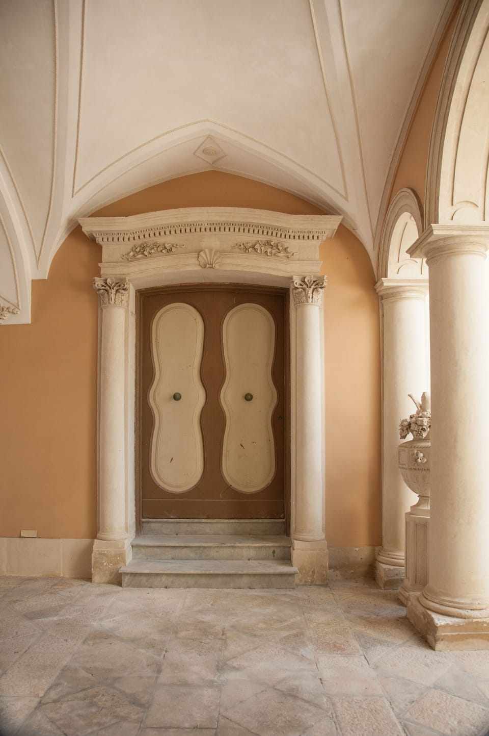 Interior entrance