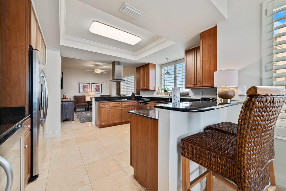 Condo, Multiple Beds (Indigo East 1801) | Private kitchen | Oven, toaster, paper towels