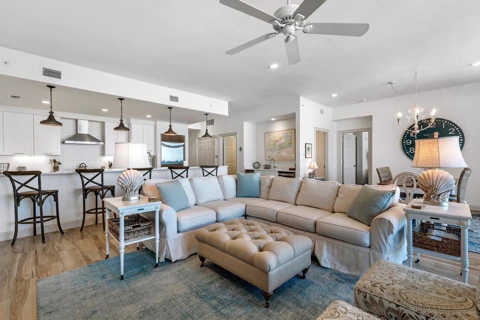 Condo, Multiple Beds (Vista Del Mar 303) | Living area | TV