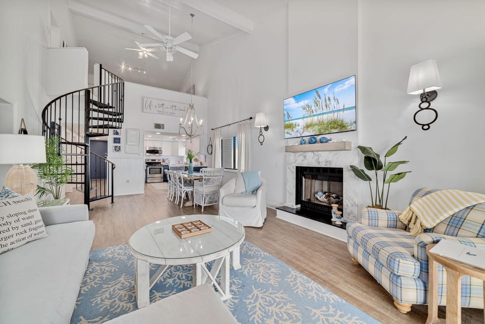 Condo, Multiple Beds (Shipwatch C301) | Living area | TV