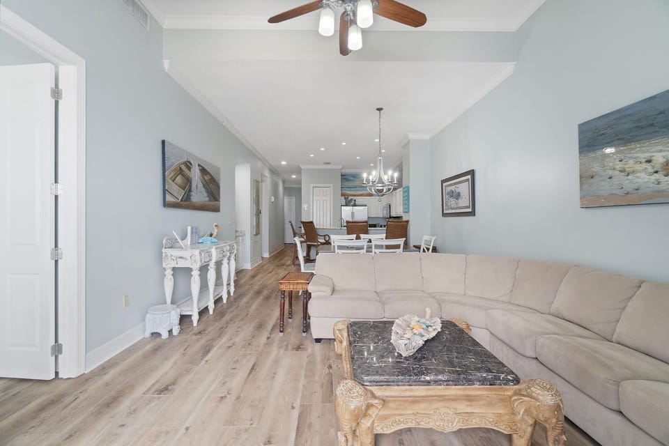 Condo, Multiple Beds (Spanish Key 702) | Living area | TV