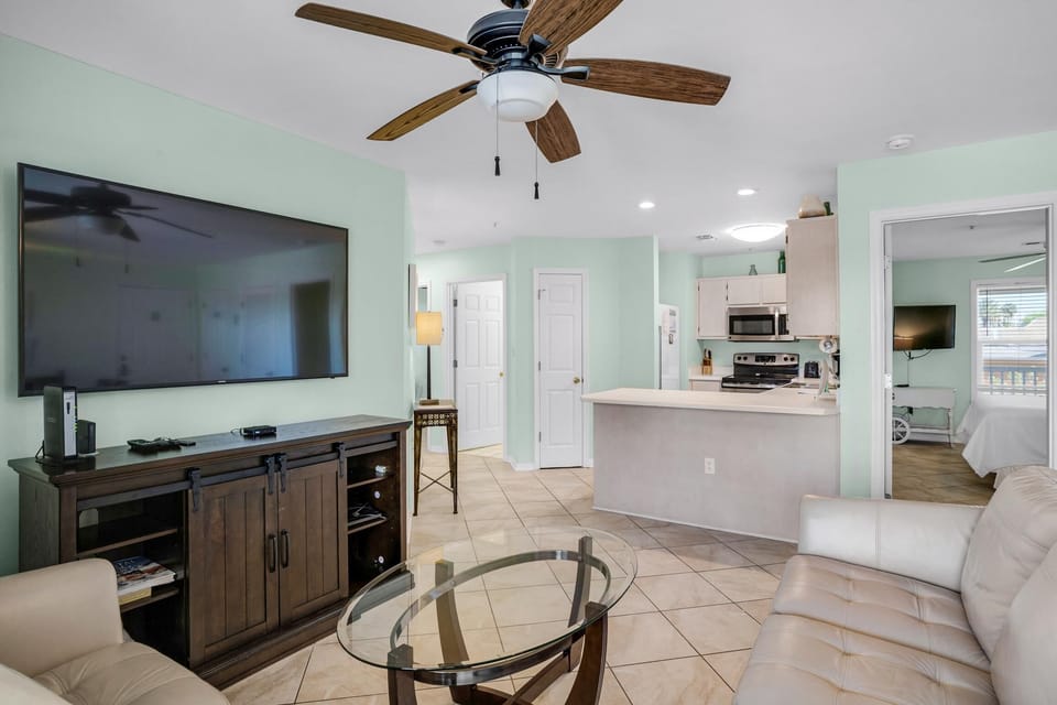 Condo, Multiple Beds (St Martin Beachwalk Villas 432) | Living area | TV