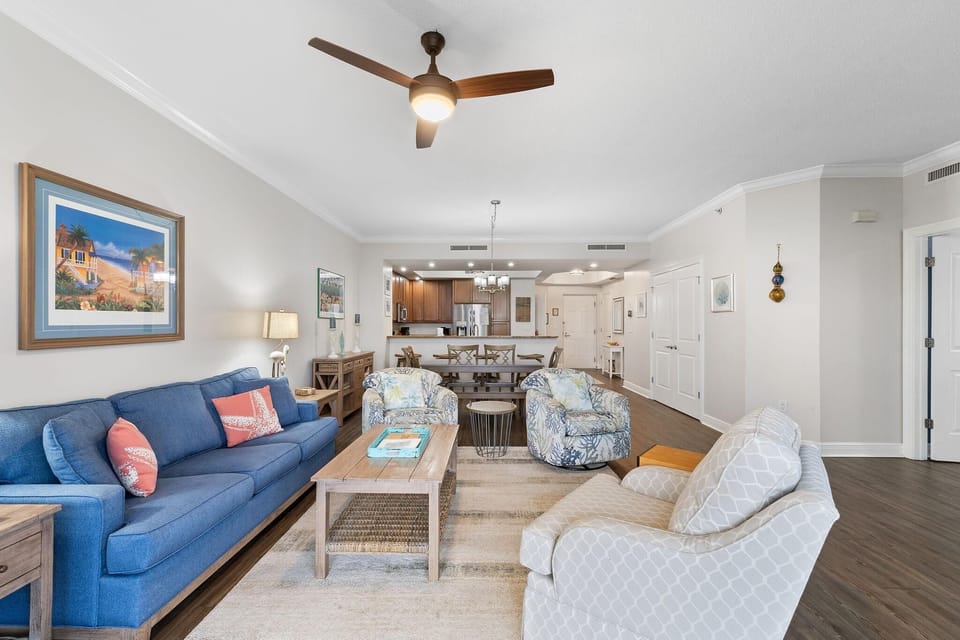 Condo, Multiple Beds (Lost Key B702) | Living area | TV
