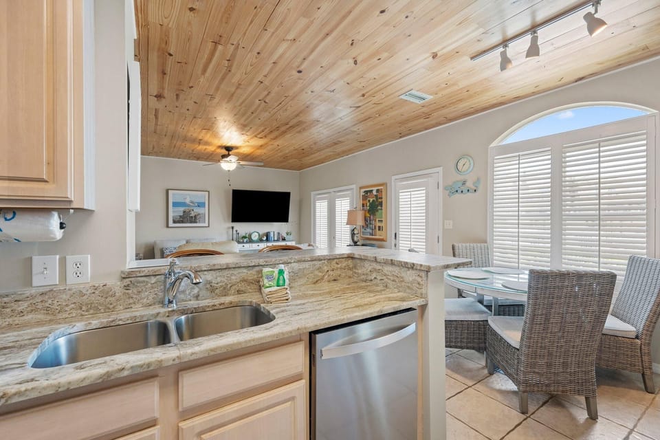 Condo, Multiple Beds (Charter Landing A7) | Private kitchen | Oven, toaster, paper towels