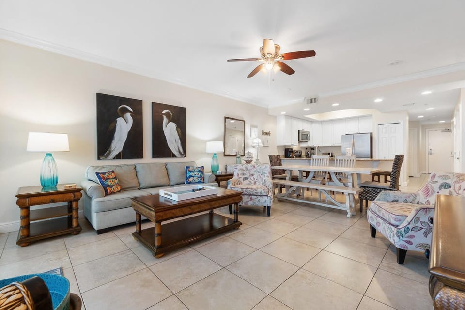 Condo, Multiple Beds (San Carlos 1505) | Living area | TV