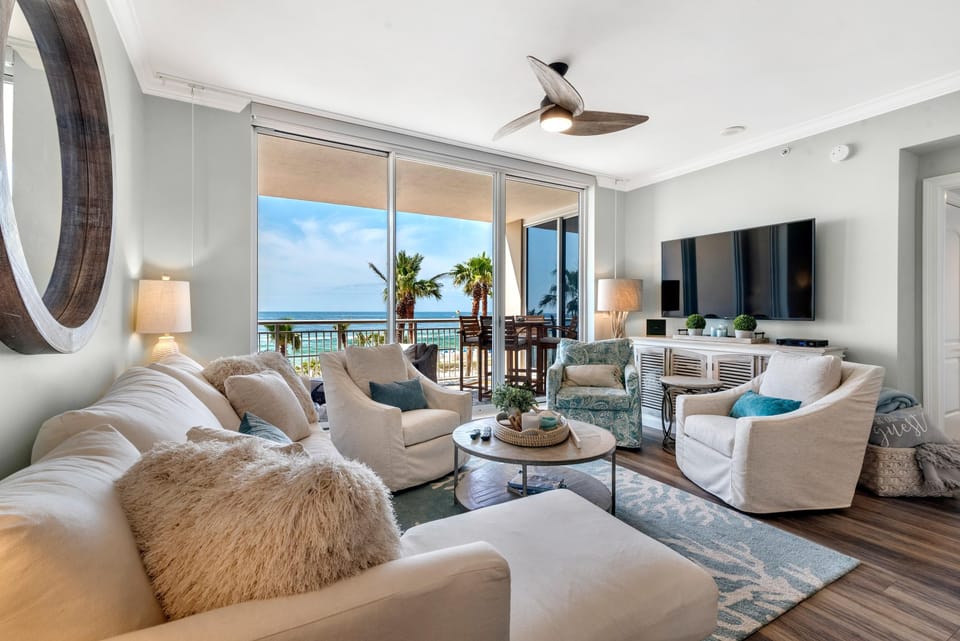 Condo, Multiple Beds (Indigo East 303) | Living area | TV