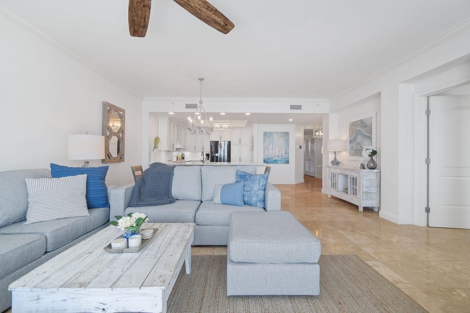 Condo, Multiple Beds (Indigo East 1502) | Living area | TV