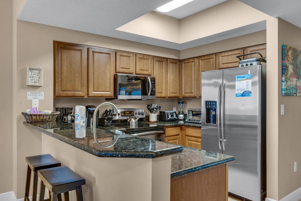 Condo, 1 King Bed with Sofa bed (Ariel Dunes I 1307) | Private kitchen | Oven, toaster