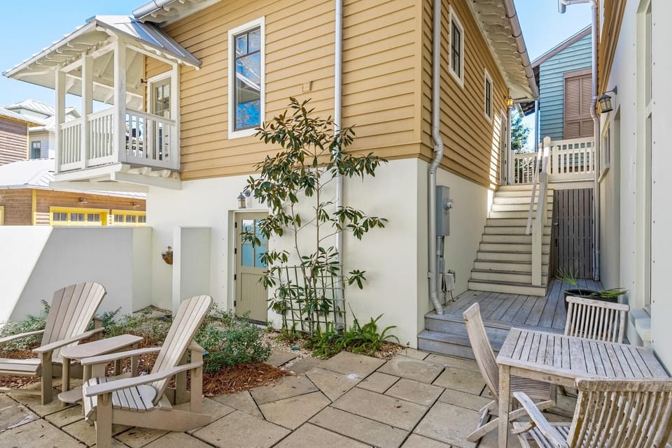 House, 1 King Bed with Sofa bed (Sunsets at Rosemary Carriage House) | Terrace/patio