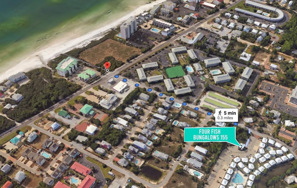House, Multiple Beds (Four Fish Bungalow 155) | Aerial view