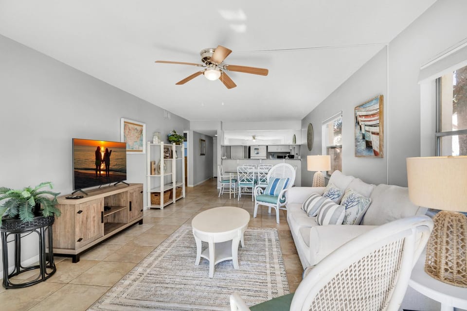 Condo, Multiple Beds (El Matador- Beachside Haven 210) | Living area | TV