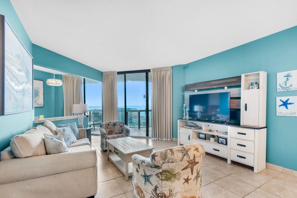 Condo, Multiple Beds (Surfside Resort #707) | Living area | TV