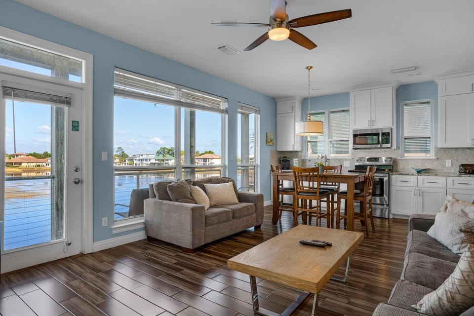 House, Multiple Beds (Destiny Beach Villas #20A&B) | Living area | TV