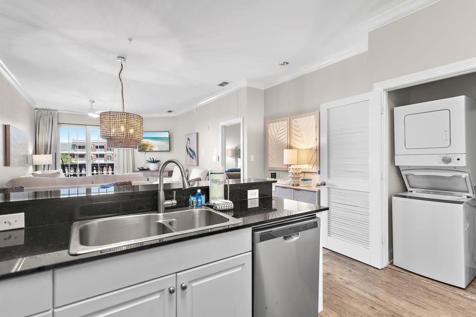 Condo, Multiple Beds (Village of South Walton E303) | Private kitchen | Oven, toaster