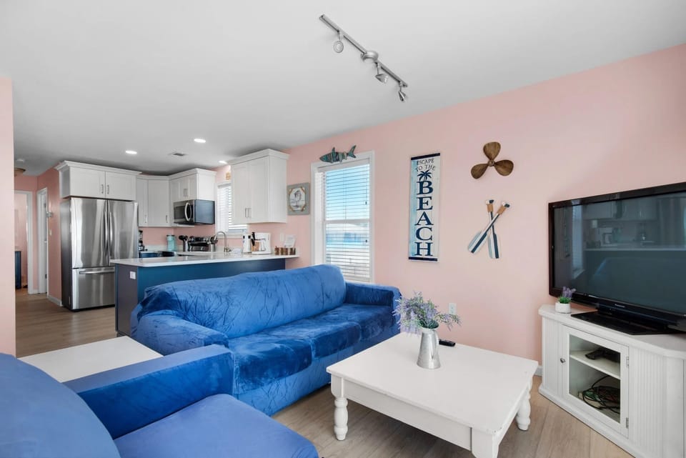 Condo, Multiple Beds (St. Martin Beachwalk Villas 423) | Living area | TV