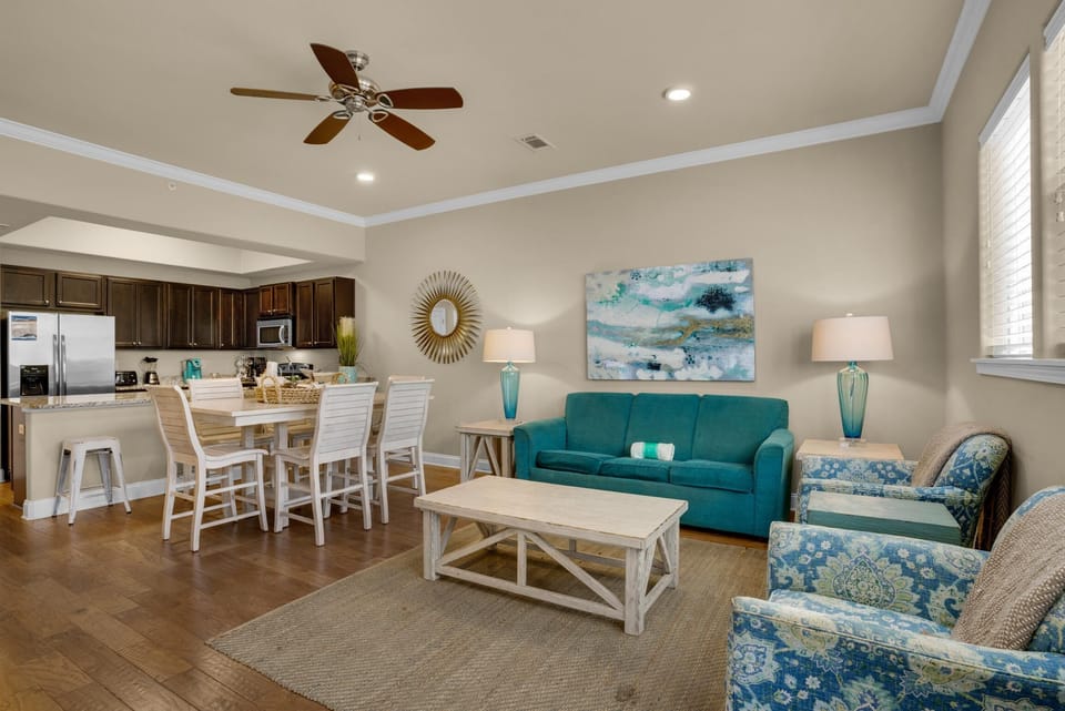 Condo, Multiple Beds (Alerio D201) | Living area | TV