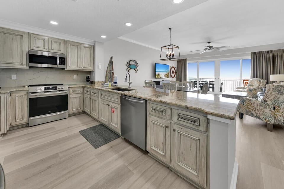 Condo, Multiple Beds (Sterling Beach #1206) | Private kitchen | Oven, toaster
