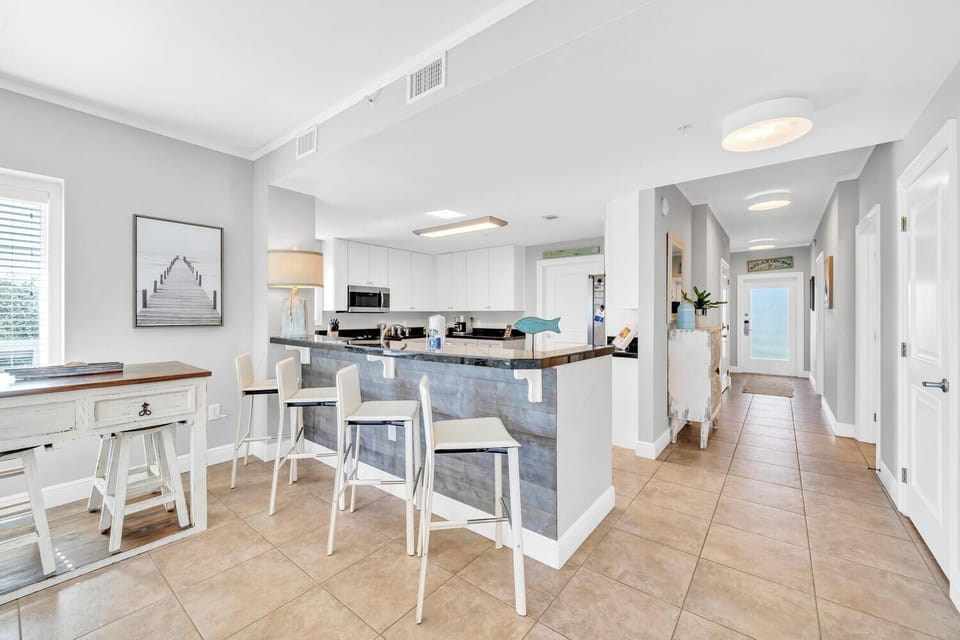 Condo, Multiple Beds (Cassine Way 301 – 30A Blue Sky Breeze) | Private kitchen | Oven, toaster