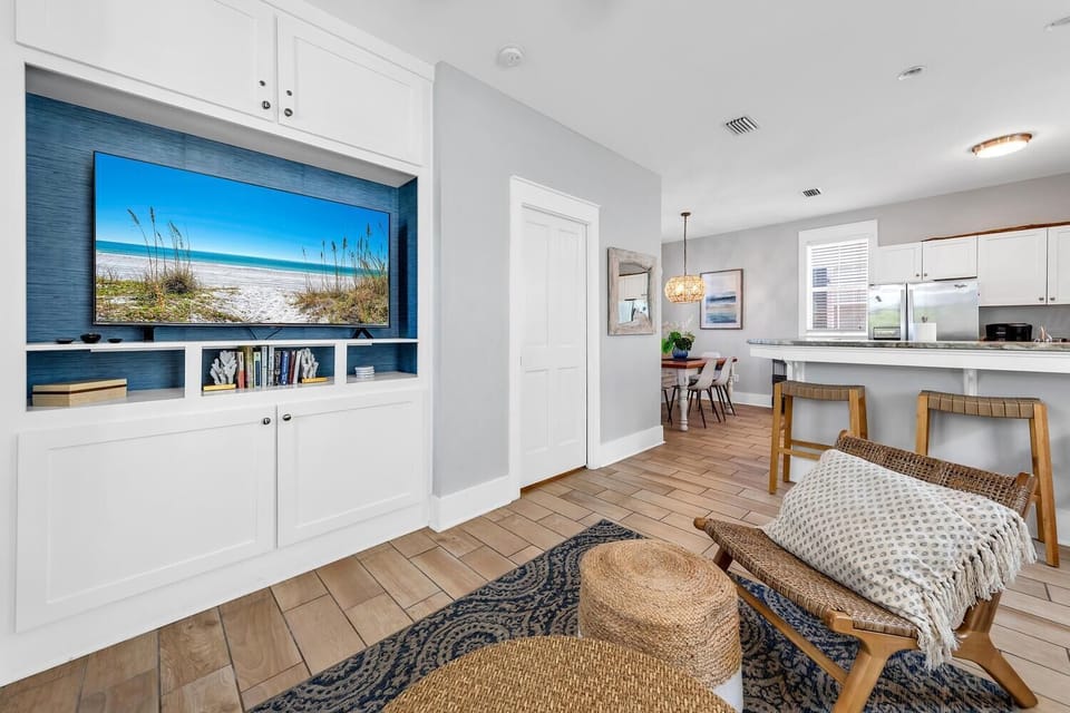 House, Multiple Beds (Seagrove Bungalow 110 - One Ten Again) | Living area | TV