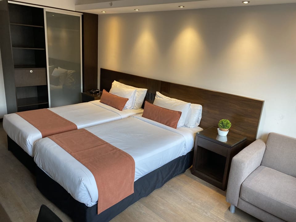 Classic Double Room | Pillowtop beds, minibar, in-room safe, desk