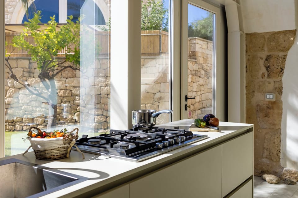 Standard Villa, Multiple Bedrooms, Mountainside (Villa Sorbo) | Private kitchen | Fridge, microwave, oven, stovetop