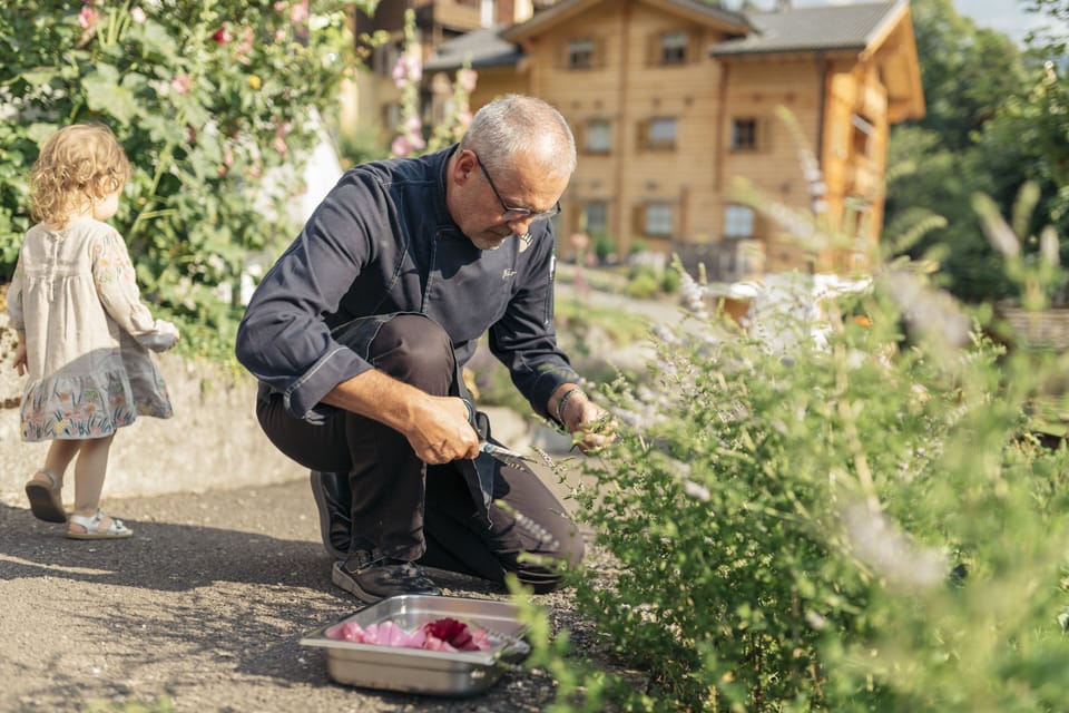 Local cuisine, garden views 