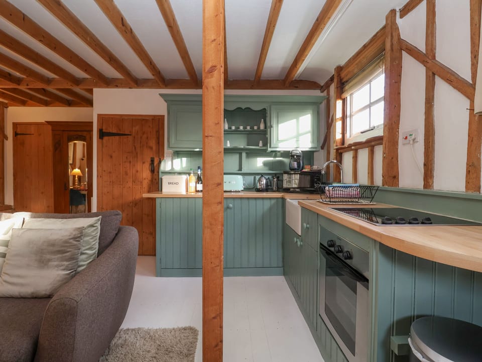 Fridge, dishwasher, electric kettle, toaster