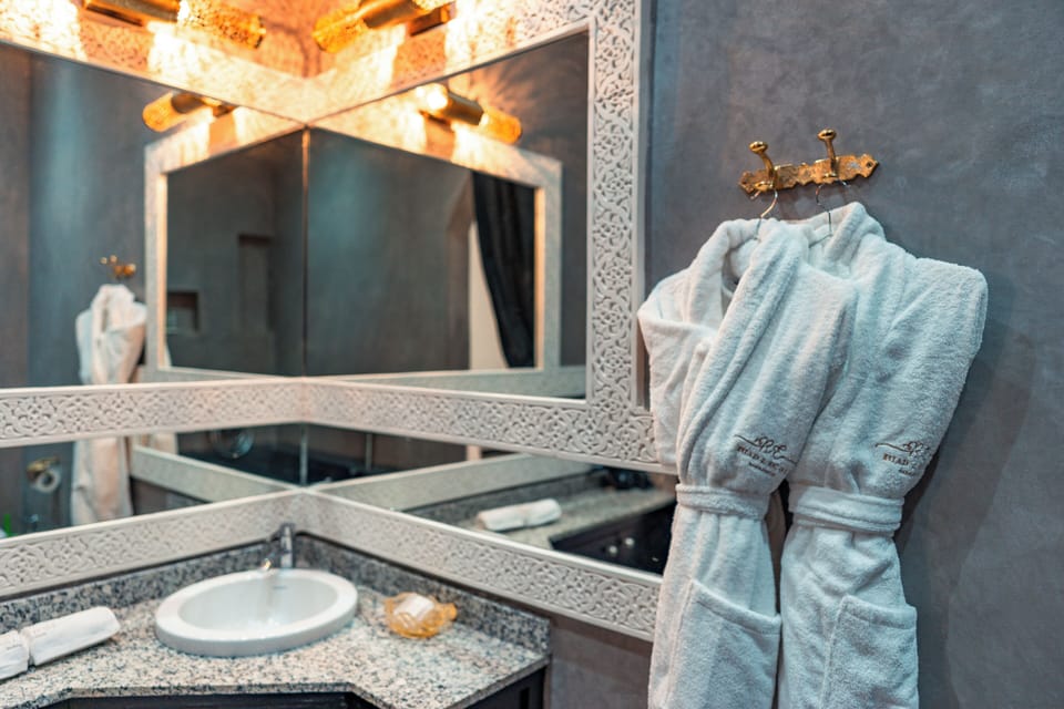 Standard Suite | Bathroom | Shower, free toiletries, hair dryer, slippers