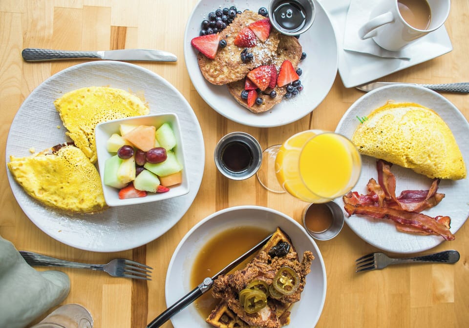 Daily cooked-to-order breakfast for a fee