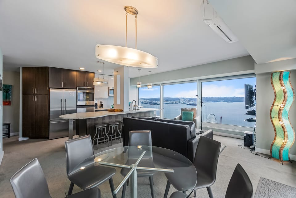 Premium Condo | Living area | 43-inch TV with digital channels