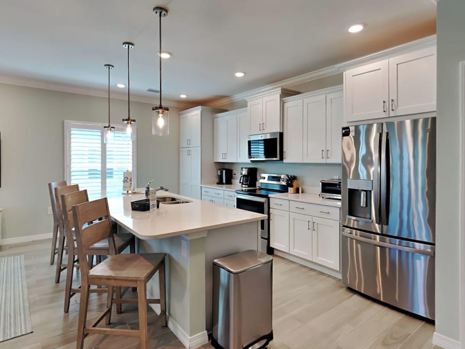 Townhome, Multiple Beds, Patio, Golf View (Lost Key Villas #14367) | Private kitchen | Fridge, microwave, oven, stovetop