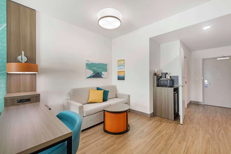 Suite, 1 King Bed with Sofa bed, Non Smoking | Individually furnished, desk, laptop workspace, blackout drapes