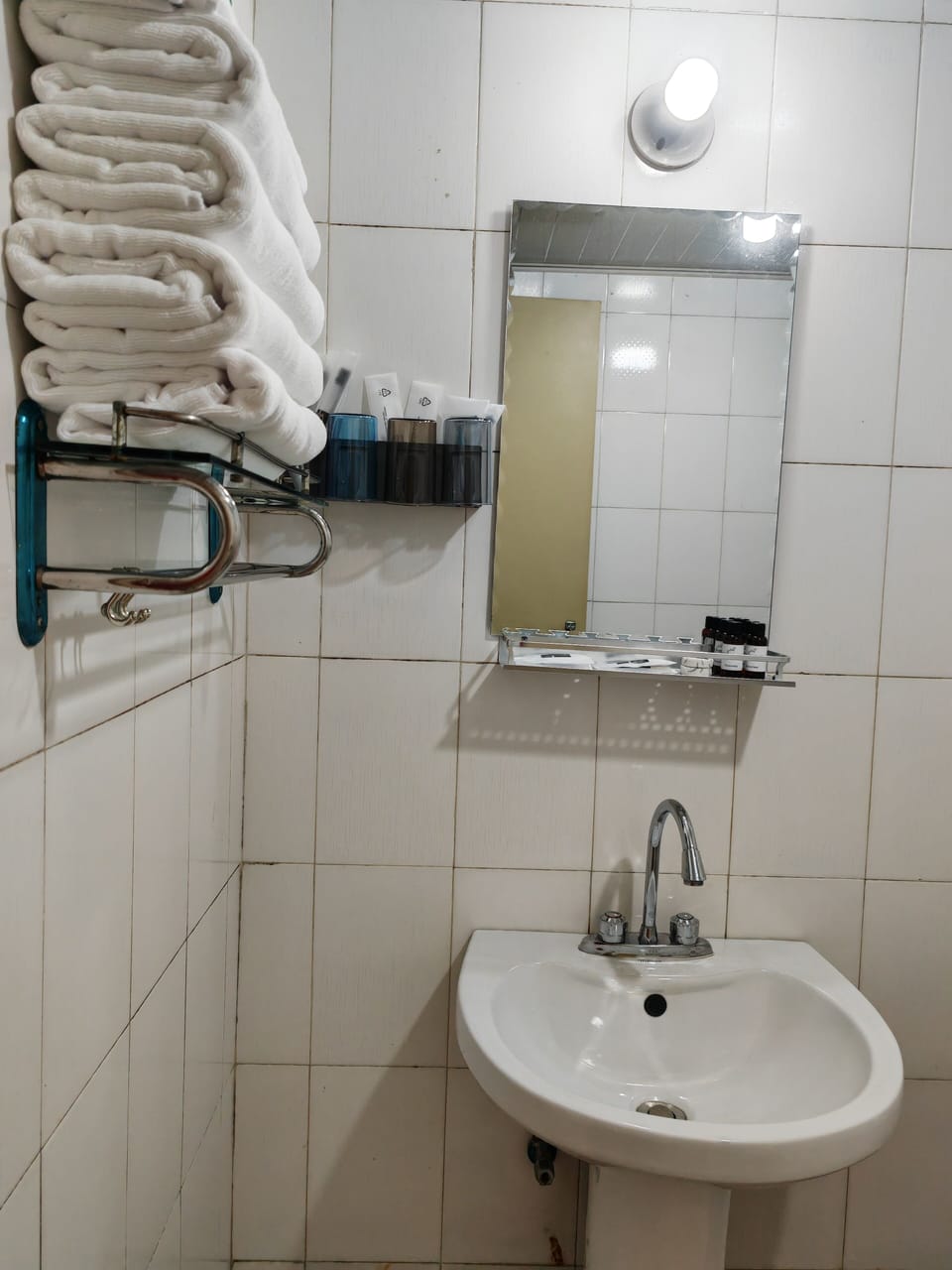 City Apartment | Bathroom | Shower, rainfall showerhead, designer toiletries, hair dryer