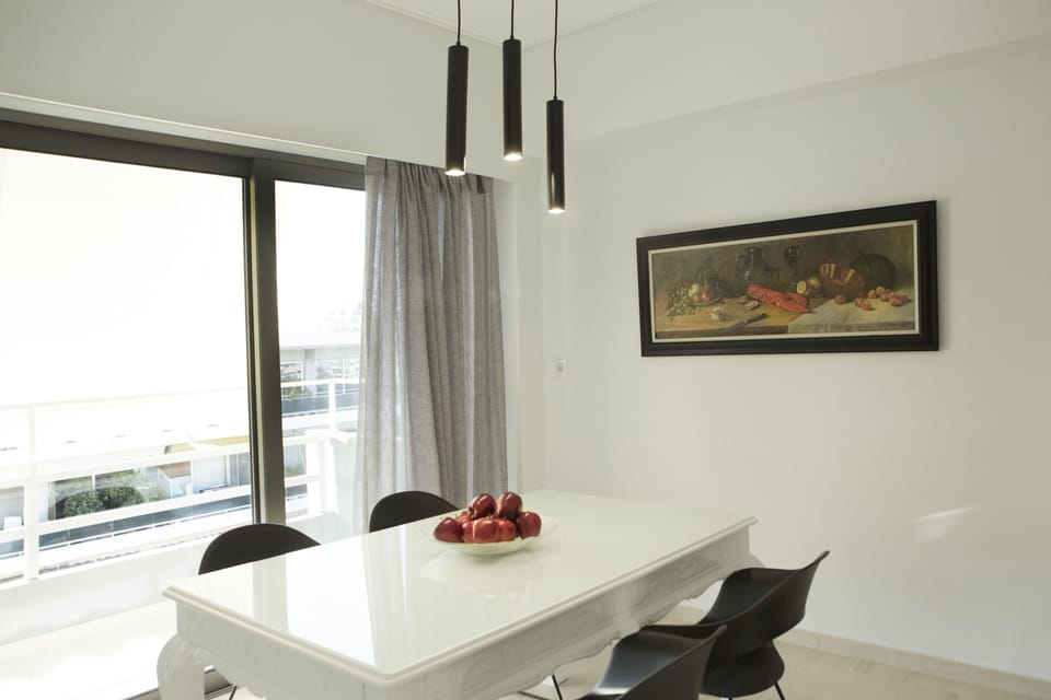 Luxury Apartment | Private kitchen | Espresso maker, coffee/tea maker, electric kettle, highchair