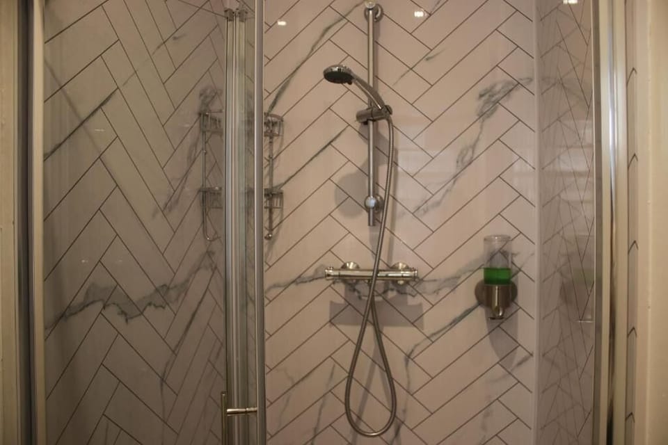 Shower, hair dryer