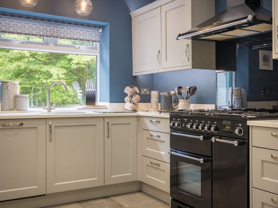 Fridge, dishwasher, electric kettle, toaster