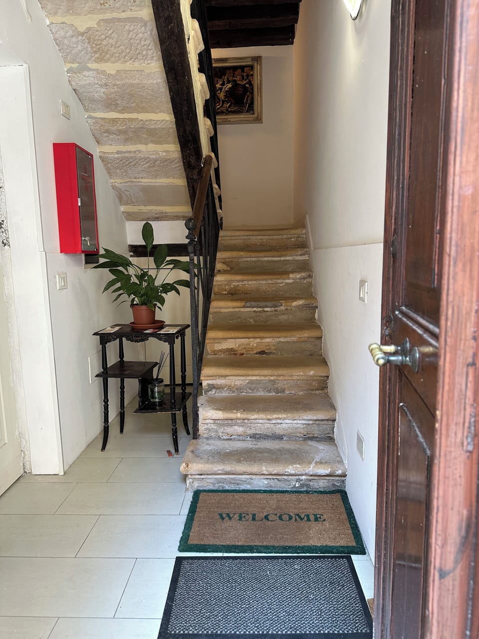 Interior entrance