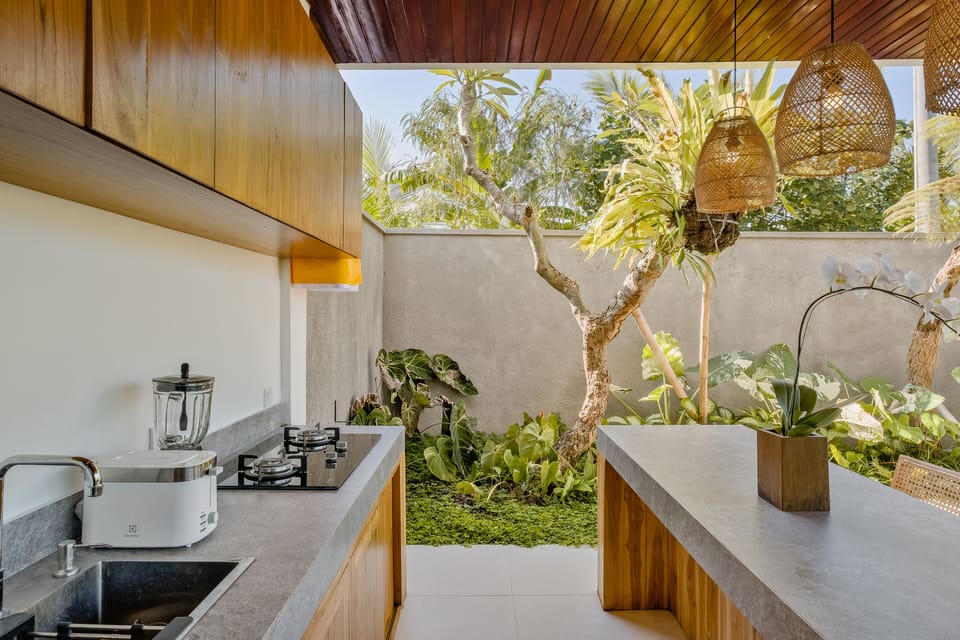 Villa, 1 Bedroom | Private kitchen | Electric kettle, toaster