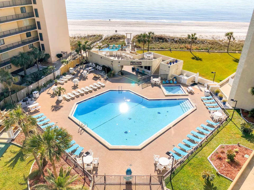 Studio, 1 King Bed with Sofa bed (Top of The Gulf 213) | Pool