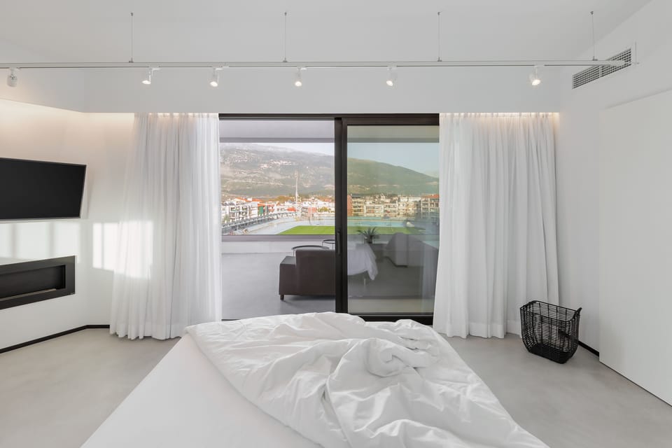 Penthouse Maisonette with Panoramic Mountain & Partial Lake view | View from room