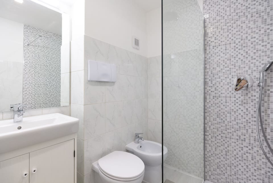Basic Apartment | Bathroom | Shower, towels