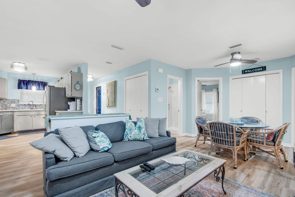 House, Multiple Beds (The Pal House) | Living area | TV