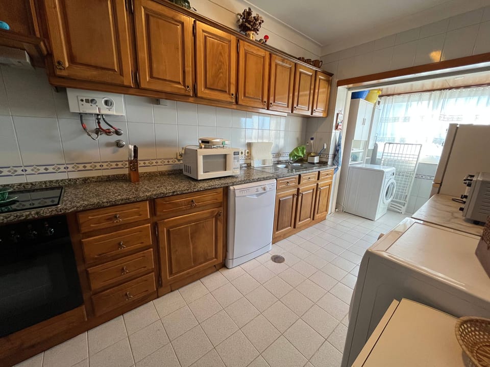 Apartment | Private kitchen | Full-size fridge, microwave, oven, stovetop