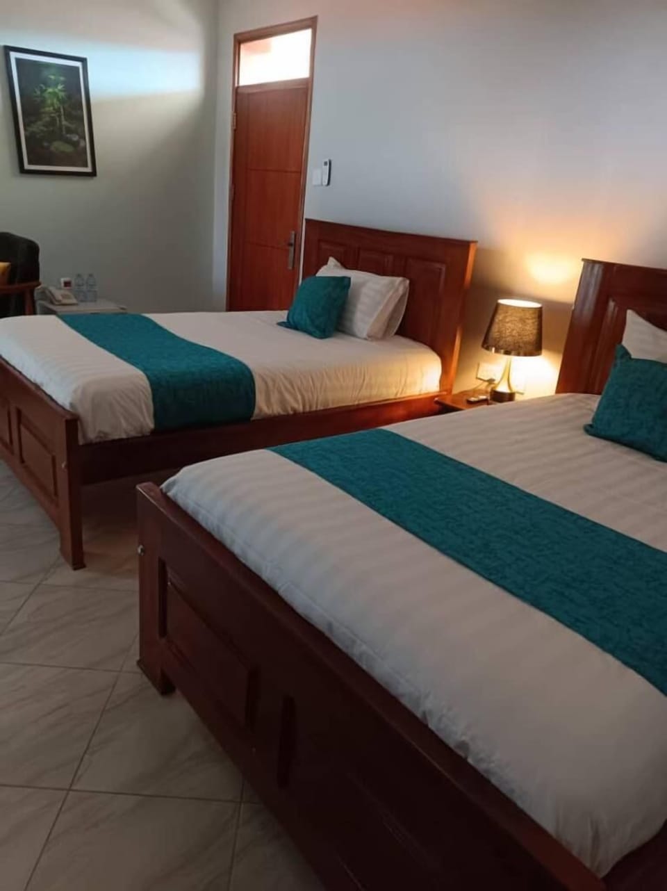 In-room safe, desk, laptop workspace, soundproofing