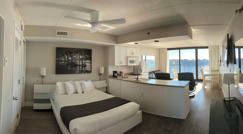 Economy Room, Harbor View | Blackout drapes, iron/ironing board, free WiFi, bed sheets