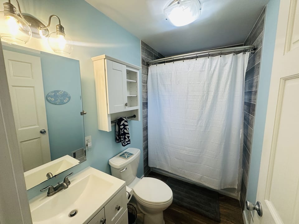 Deluxe Apartment | Bathroom | Free toiletries, towels, shampoo, toilet paper